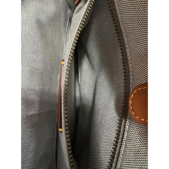 COACH Landscape Print canvas leather Backpack